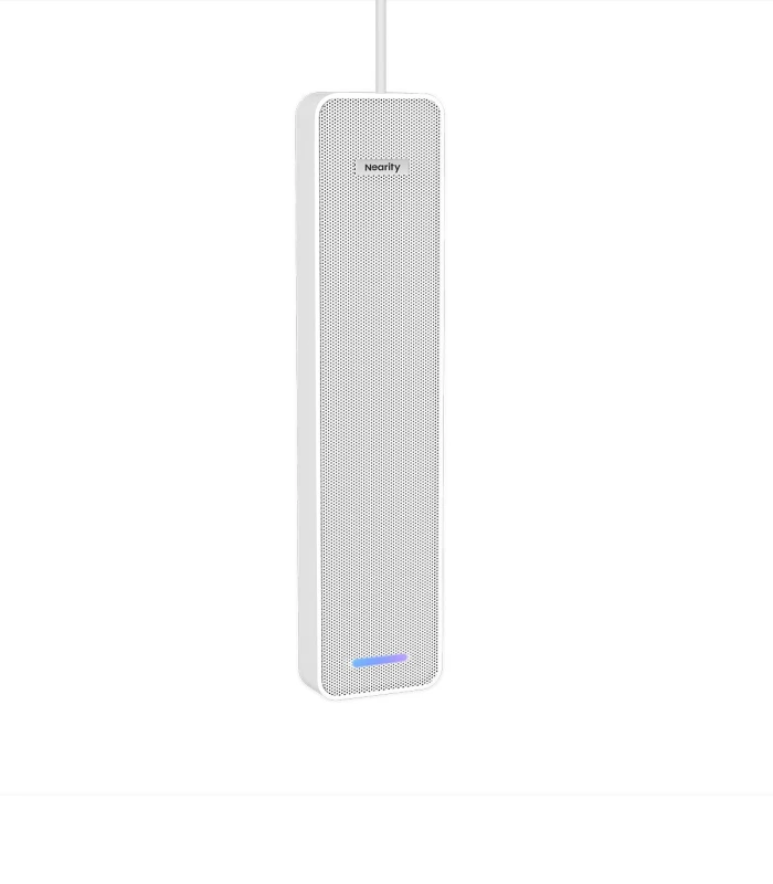 Microfon tip array pentru videoconferinta Nearity A40, montare tavan, POE, 24 microfoane MEMS, 8 lobi laterali