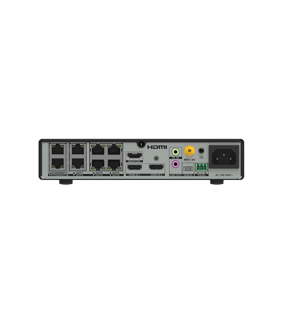 Controller LED Hikvision 6 Porturi, 3-in-1, HDMI1.4, 4K, USB2.0+USB3.0, Audio in/out, 2 x RJ45, (DS-DT60P-02HI06NO)