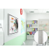 Suport perete SAMSUNG Flip WM65B, distanta foarte mica de perete, negru (WMN-WM65RXEN)