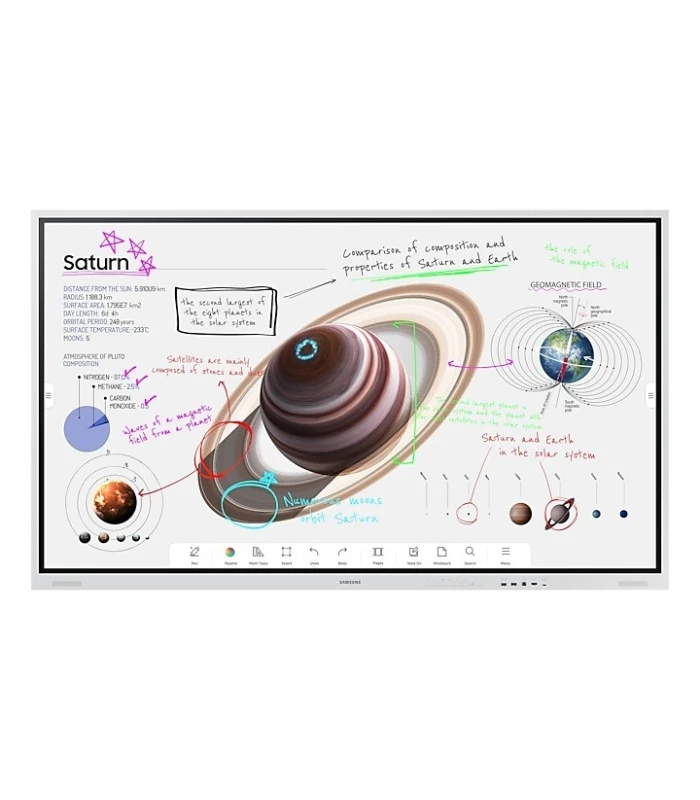 Samsung LH75WMBWLGCXEN Flip Pro WM75B 75″ 4K UHD Interactive Display – 20-point Multi-touch, USB-C 3-în-1, AirPlay 2