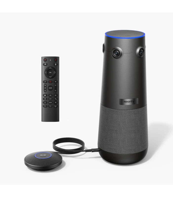 Nearity 360 Alien camera conferinta True 4K 360 | AI speaker tracking, wireless dongle, audio clar pana la 16m, 6 mics, plug&pla
