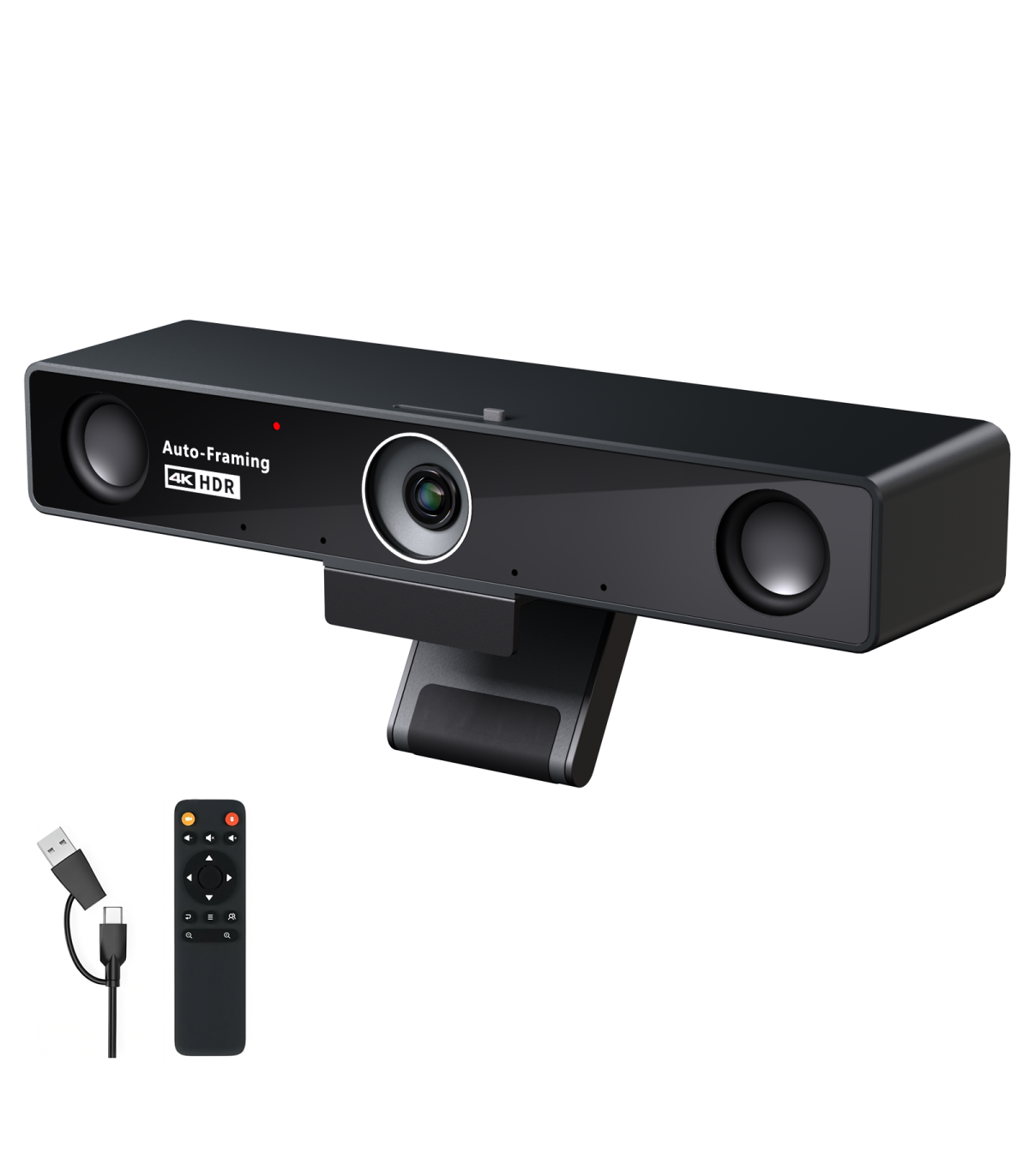Nearity V30S Camera Videoconferinta 4K UHD 120° cu Auto-Framing si Speaker Tracking, microfoane AI noise cancel zoom 5x privacy