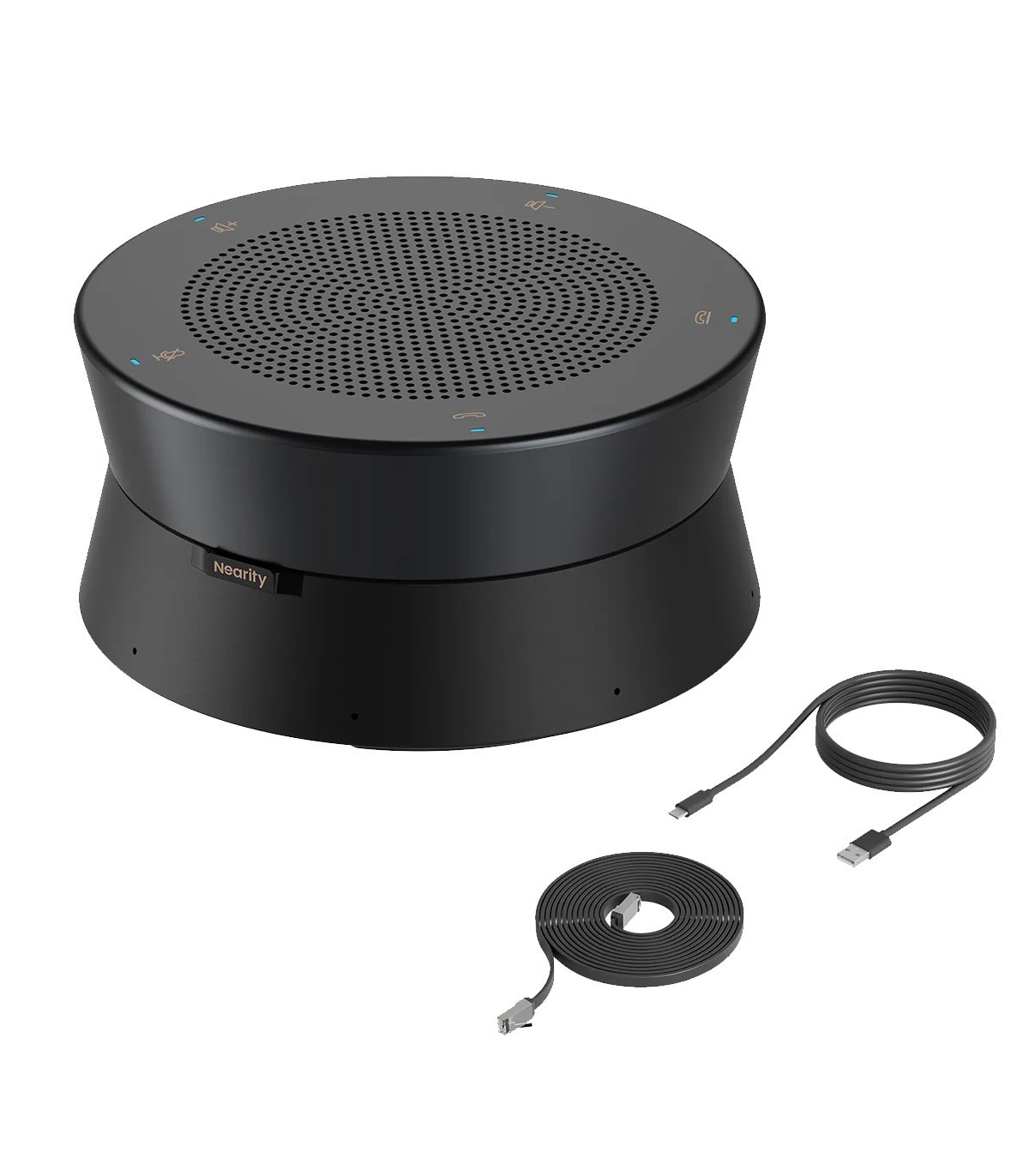 Speakerphone Nearity A20S, 8 microfoane, reducere zgomot AI, difuzor Hi-Fi, daisy chain 6 unitati